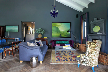 La Clé Village: Galerie - Gemälde in der Lounge