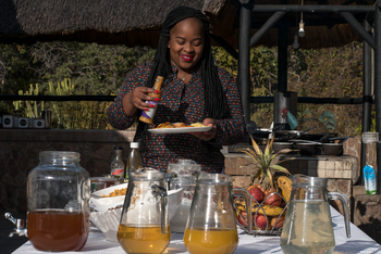 Matobo Hills Lodge Matobo Hills Lodge: Frühstücksbuffet