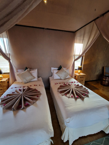 The Dune Camp: Einzelbetten