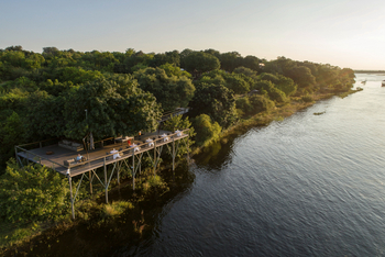 Chobe Game Lodge: Luftbild