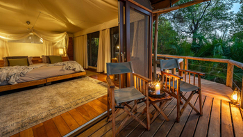 Jacana Camp: Ürivate Veranda