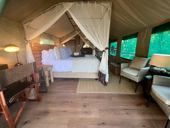 Kala Camp: Gästezelt - Frontbereich