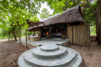 Kapamba Bushcamp: Terrasse