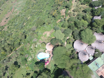 Lake Manyara Serena Safari Lodge: Luftbild