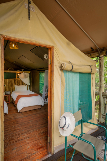 Nata Lodge Nata Lodge: Luxury Tent - Eingang