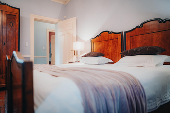 Villa Margherita: Betten im Gästezimmer