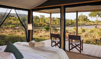 Serians Kimya Kimya: Gästezelt Ausblick