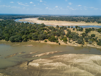 Tafika Camp: Luftbild vom Camp