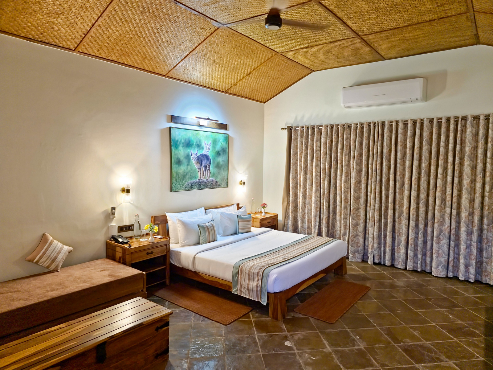 Tathastu Resort Bandhavgarh Tathastu Resort Bandhavgarh: Doppelbett