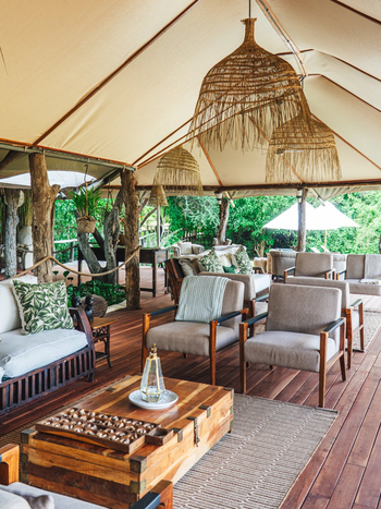Anabezi Luxury Tented Camp: Lounge