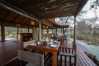 Boteti Tented Safari Lodge: Private Dinner