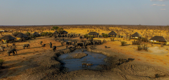 Nehimba Lodge: Luftbild