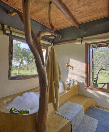 Saruni Mara Camp: Bad im Nyati