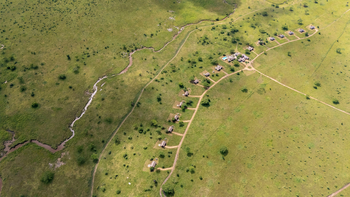 Serengeti Sametu Camp: Gelände von oben