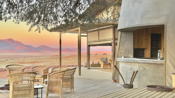 Wolwedans Dune Camp: Bar und Lounge