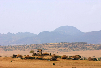 Apoka Safari Lodge: Landschaft