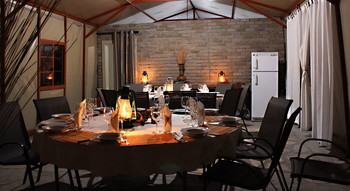 Fiume Bush Camp: Speisesaal