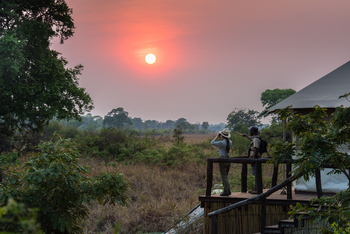 Ila Safari Lodge Ila Safari Lodge: Sonnenuntergang