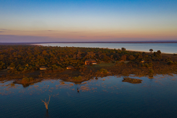 Konkamoya Lodge: Luftbild