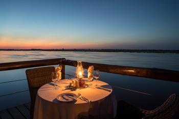 Chobe Game Lodge: Privates Dinner