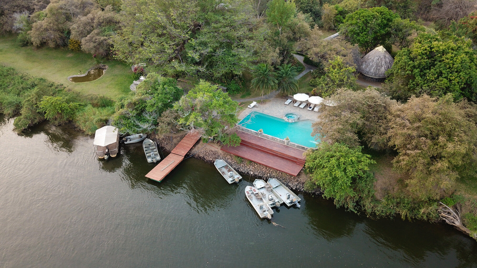 Kanyemba Lodge: Bootsanlegestelle Kanyemba Lodge: Bootsanlegestelle