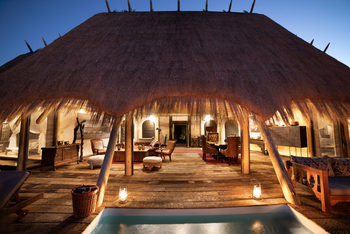 Selinda Suite: Blick in die Lounge