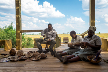 Vumbura Plains Camp: Korbflechter