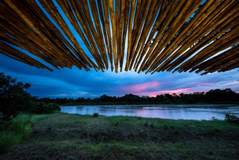 Kapamba Bushcamp: Flussblick