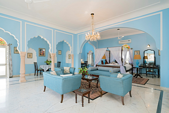 Nahargarh: Super Deluxe Room in Blau