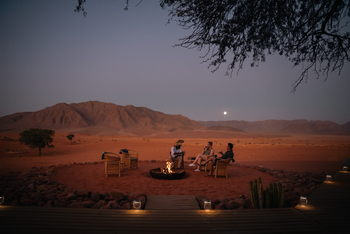 Wolwedans Dune Camp: Mondaufgang