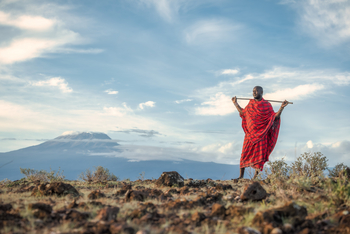 Elewana Tortilis Camp: Landschaft