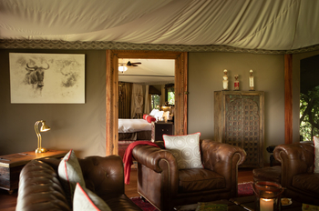 Jahazi Suite at Mara Plains: Ledersessel