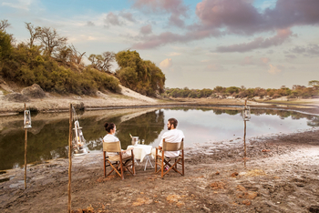 Leroo La Tau Lodge: Sundowners
