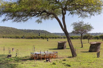 Melia Serengeti Lodge: Gruppen-Dinner