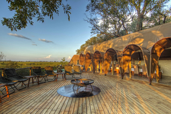 Okuti Camp: Feuerschale