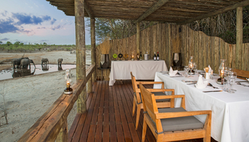 Savute Safari Lodge: Privates Dinner