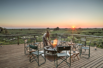 Setari Camp: Sonnenuntergang