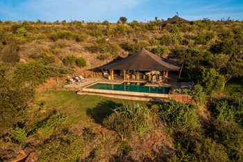 Elewana Lodo Springs: Zelt mit Infinity Pool