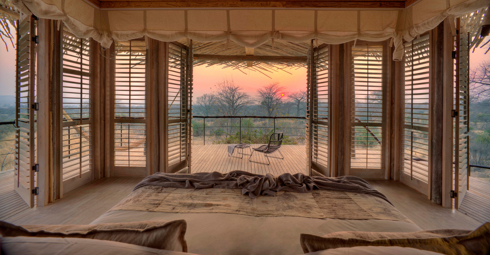 Jabali Ridge Camp Jabali Ridge Camp: Blick auf den Sonnenuntergang