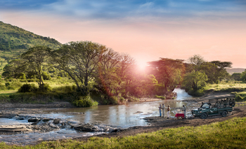 Klein's Camp: Getränkepause