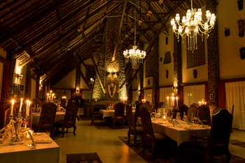 Lake Manyara Kilimamoja Lodge: Speisesaal