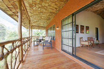 Mahogany Springs Safari Lodge: Panoramaterrasse