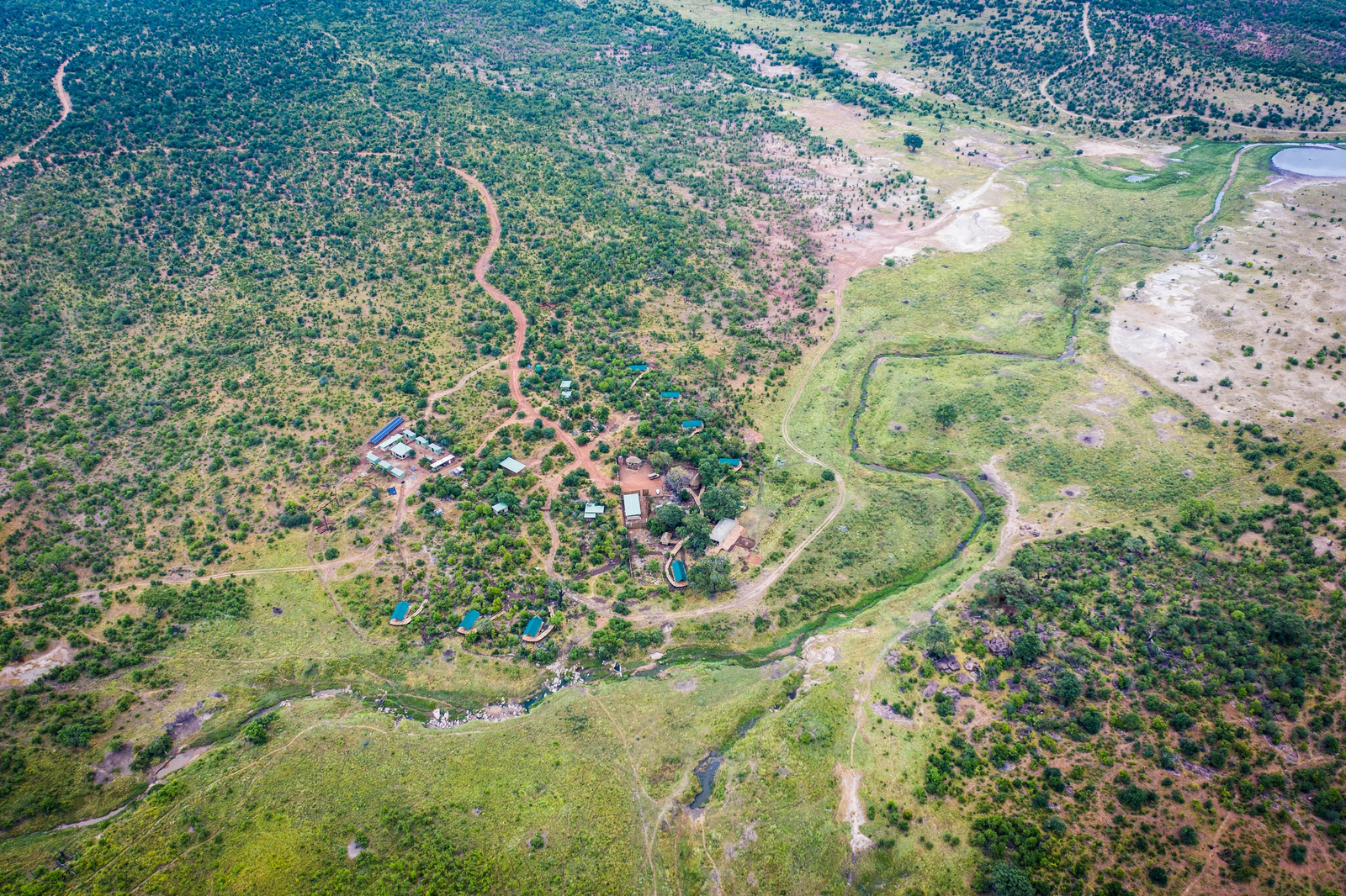 Deteema Springs Camp Deteema Springs Camp: Luftbild