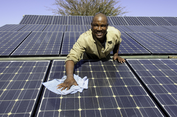 Kalahari Plains Camp: Solarpark