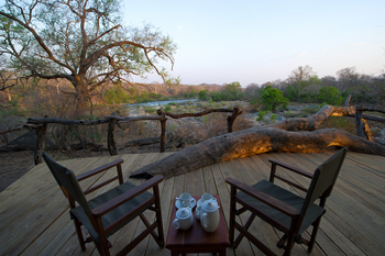 Mkulumadzi Lodge: Morgenkaffee