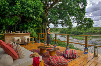 Naibor Camp: Outdoor Lounge