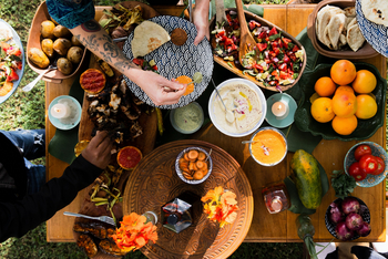 Shebas Secret Garden: Lunchbuffet