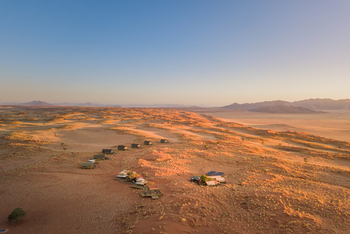 Wolwedans Dune Camp: Lage in der Wüste