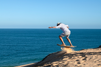 andBeyond Benguerra Island: Sand Boarding