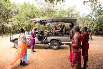 Basecamp Masai Mara: Ausstieg aus Safari Auto